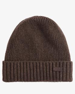 Barbour Men's Carlton Beanie Hat MIDBROWN