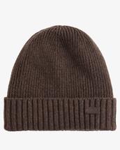 Barbour Men's Carlton Beanie Hat MIDBROWN