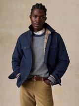 Faherty Men's Stretch Blanket Lined CPO ABYSSNAVY