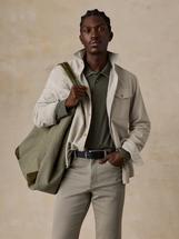 Faherty Men's Stretch Terry Corduroy Workshirt TUNDRASTONE