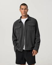 Vuori Men's Aspen Shirt Jacket DARKPEWTER