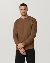 Vuori Men's Waffle Crew BOURBON