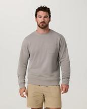 Vuori Men's Jeffreys Crew 2.0 MOCHAHEATHER