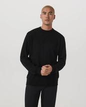 Vuori Men's Fluent Sweater BLACK