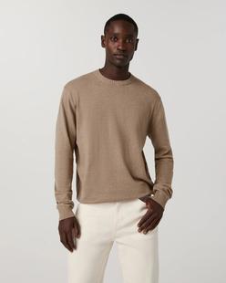 Vuori Men's Fluent Sweater TOASTYBEIGEHEATHER