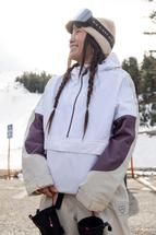 686 Women's Outline Shell Anorak WHITECOLORBLOCK