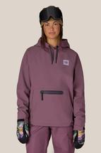 686 Women's Waterproof Hoody BLACKPLUM