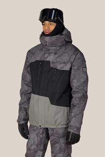 686 Men's Geo Insulated Jacket CHARCOALHEMISPHERECOLORBLOCK
