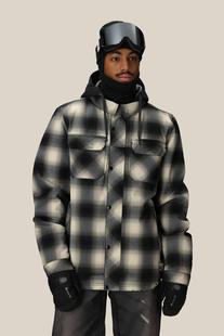 686 Men's Woodland Insulated Jacket LIMESTONEPLAID