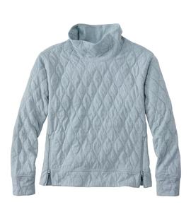 L.L.Bean Women's VentureSoft Quilted Funnelneck Pullover Regular Alternate View