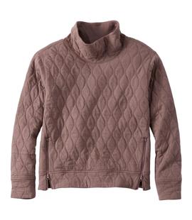 L.L.Bean Women's VentureSoft Quilted Funnelneck Pullover Regular Alternate View