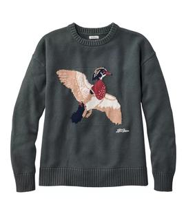 L.L.Bean Women's The Original Double L Crewneck Novelty Sweater Regular Alternate View