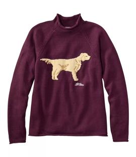 L.L.Bean Women's The Original Double L Rollneck Sweater Novelty Regular Alternate View