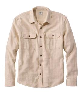 L.L.Bean Men's 1912 Field Flannel Shirt Slightly Fitted Regular OYSTERTAN