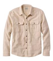 L.L.Bean Men's 1912 Field Flannel Shirt Slightly Fitted Regular OYSTERTAN