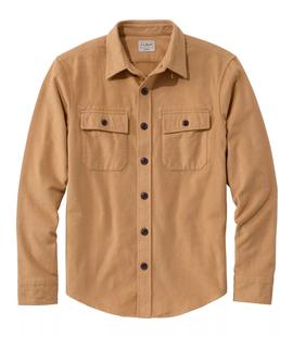 L.L.Bean Men's 1933 Chamois Cloth Shirt Slim Fit Regular BARLEY