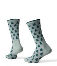 L.L.Bean Unisex Maine Motif Sock FADEDSAGEPINETREES