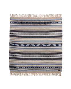 Pendleton Rio Bravo Blue Jacquard Fringed Throw RIOBRAVOBLUE