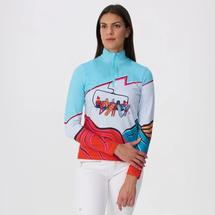 Krimson Klover Women's Girl's Trip 1/4 Zip Top BLUEMULTI