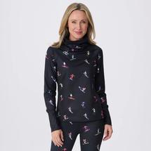 Krimson Klover Women's Multi Skiers Turtleneck BLACK