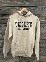 Geiger's x Wild Northland Unisex Ski Shop Hooded Sweatshirt OATMEALHEATHER