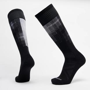Le Bent Men's Light Cushion Pixel Snow Sock MONO