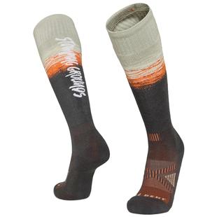 Le Bent Men's Park Pipe Pro Series Light Cushion Snow Sock IRONGREY