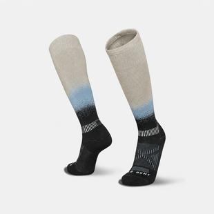 Le Bent Men's Targeted Cushion Fadeaway Snow Sock BLACK/FROST