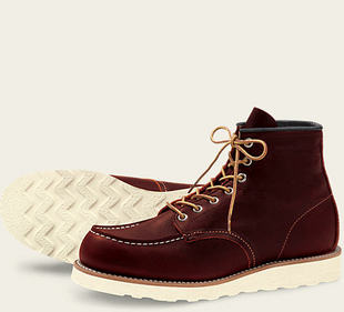 RED WING HERITAGE CLASSIC MOC BOOT NO. 8138 BRIAROILSLICK