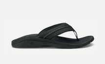 OLUKAI MENS HOKUA SANDAL 4042BLACK/DSHAD