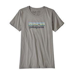 PATAGONIA WOMENS PASTEL P-6 LOGO COTTON CREW T-SHIRT FEA