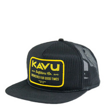 KAVU AIR MAIL 5 PANEL TRUCKER CAP