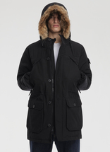 Penfield Mens Hoosac Down Mountain Parka - Real Fur
