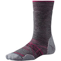 Smartwool Womens PhD Outdoor Medium Crew Socks MEDIUMGRAY