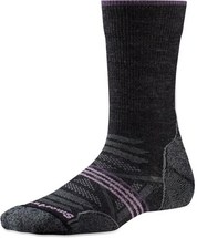 Smartwool Womens PhD Outdoor Light Crew Socks CHARCOAL