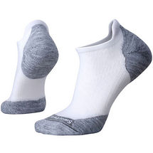 Smartwool Womens PhD Run Light Elite Micro Socks WHITE/LIGHTGRAY
