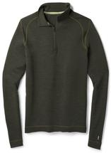 Smartwool Mens Merino 250 Base Layer 1/4 Zip OLIVEHEATHER