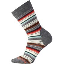 Smartwool Womens Margarita Socks MGRAYHTHR/CORAL