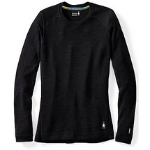 Smartwool Womens Merino 250 Base Layer Crew BLACK