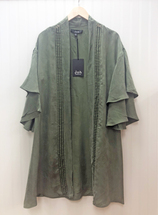 Joh Apparel Womens Whitney Lined Sleeve Cardi