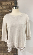 Mystree Womens 2fer Top