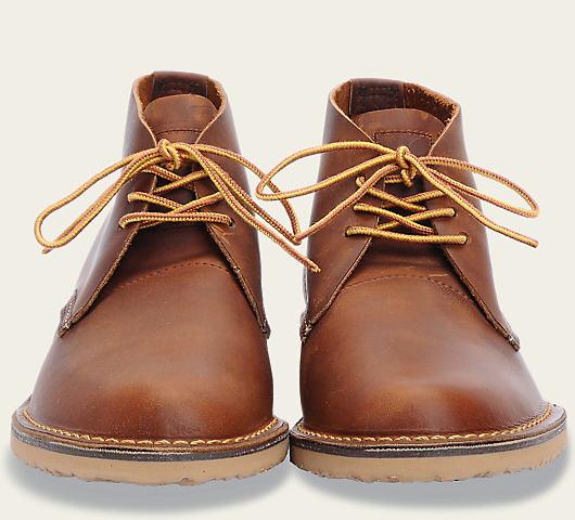 red wing weekender chukka red maple