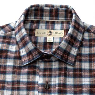 Duck Head Long Sleeve Performance Flannel Sport Shirt Alternate View