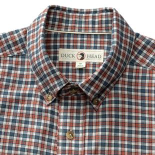 Duck Head Men's Long Sleeve Cotton Wool Sport Shirt - Caldor Plaid Alternate View