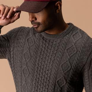 Duck Head Men's Fisherman Crewneck Sweater Alternate View